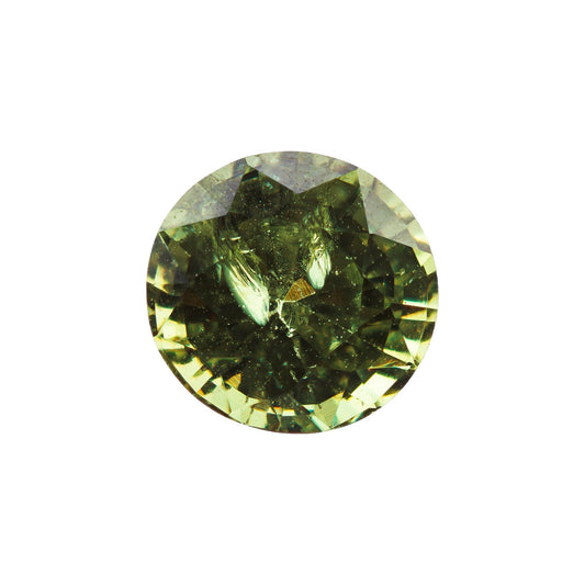 Demantoid, Grün, Rund, 0,57 ct., 4,8-4,9x3,2 mm
