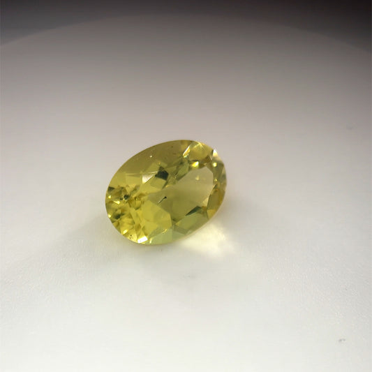 Goldberyll, gelb, Oval, 2.84ct