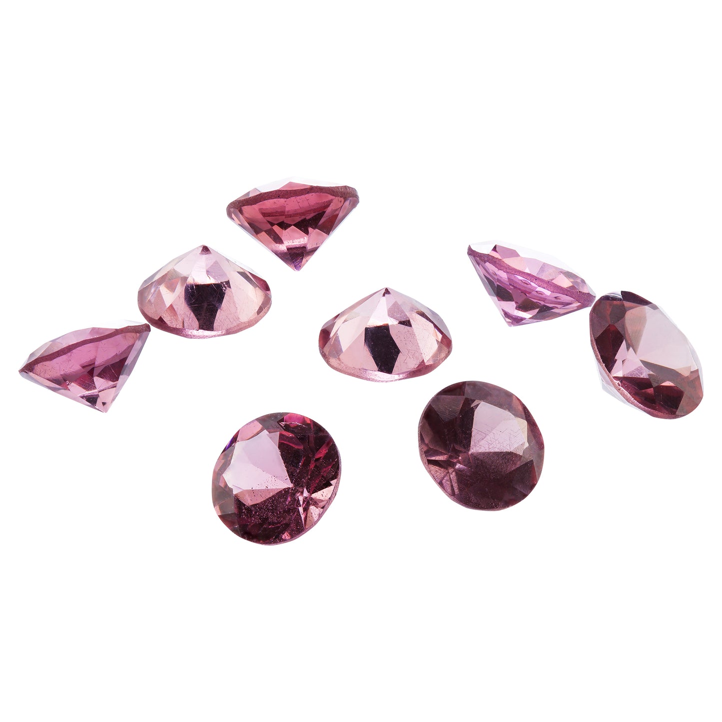 Malaya Granat, Rosa, Rund, 4,0mm