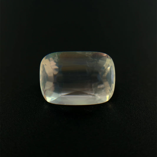 Rainbow Moonstone, Weiß, Kissen, 2,95 ct
