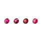 Rubin, Rot, Rund, 0,06 ct., 2,4-2,6 mm