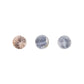 Saphir, gemischt, rosa, violett, pastell, Rund, 0,30 ct., 4,1-4,3 mm