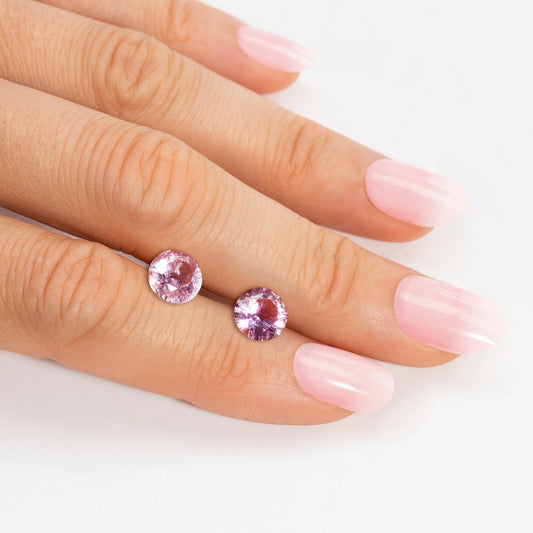 Saphir, Pink, Rund, 0,40 ct., 4,4-4,5 mm
