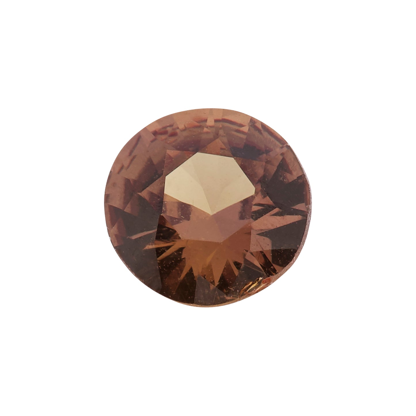 Saphir, Braun, Rund, 0,61 ct., 5,0x3,2mm
