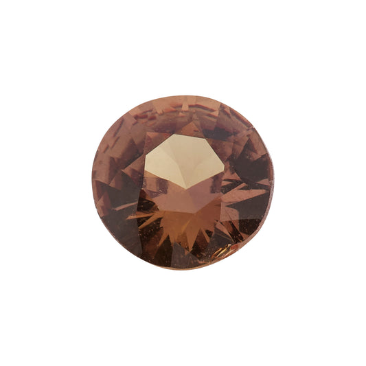 Saphir, Braun, Rund, 0,61 ct., 5,0x3,2mm