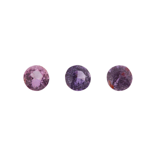 Saphir, Rosa, Rund, 0,60 ct., 5,0x3,2mm