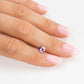 Saphir, Pink, Rund, 0,35 ct.