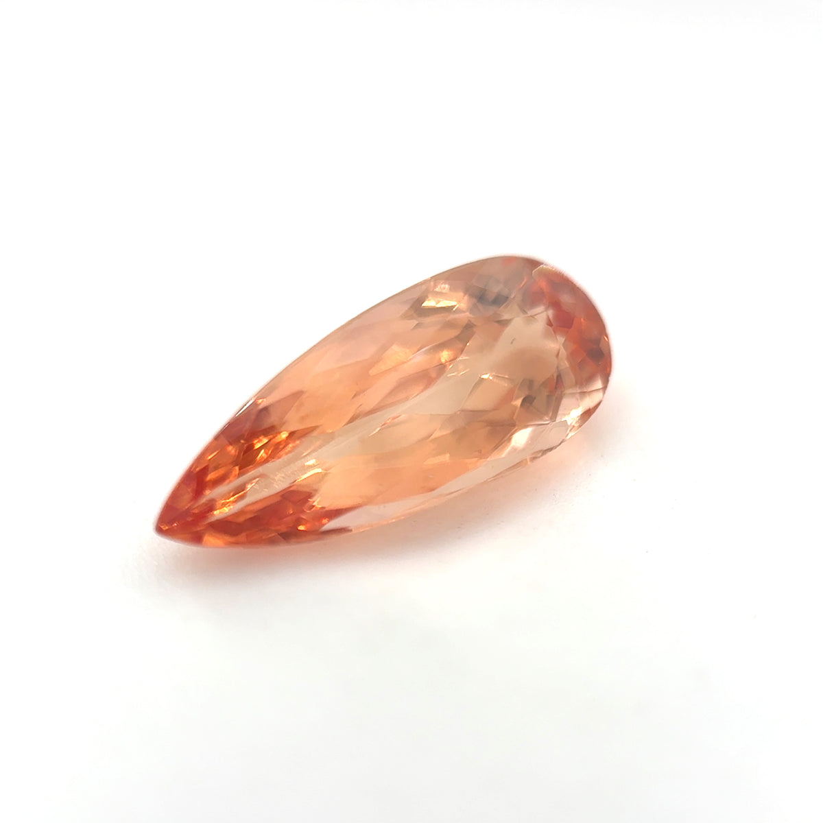Imperial Topas, Orange, Tropfen, 2,39ct