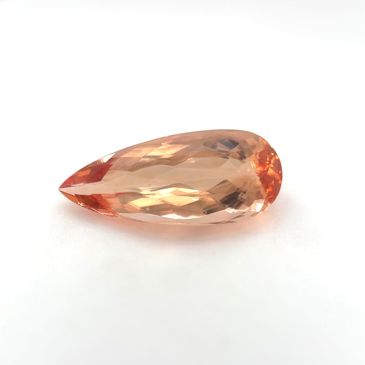 Imperial Topas, Orange, Tropfen, 2,39ct