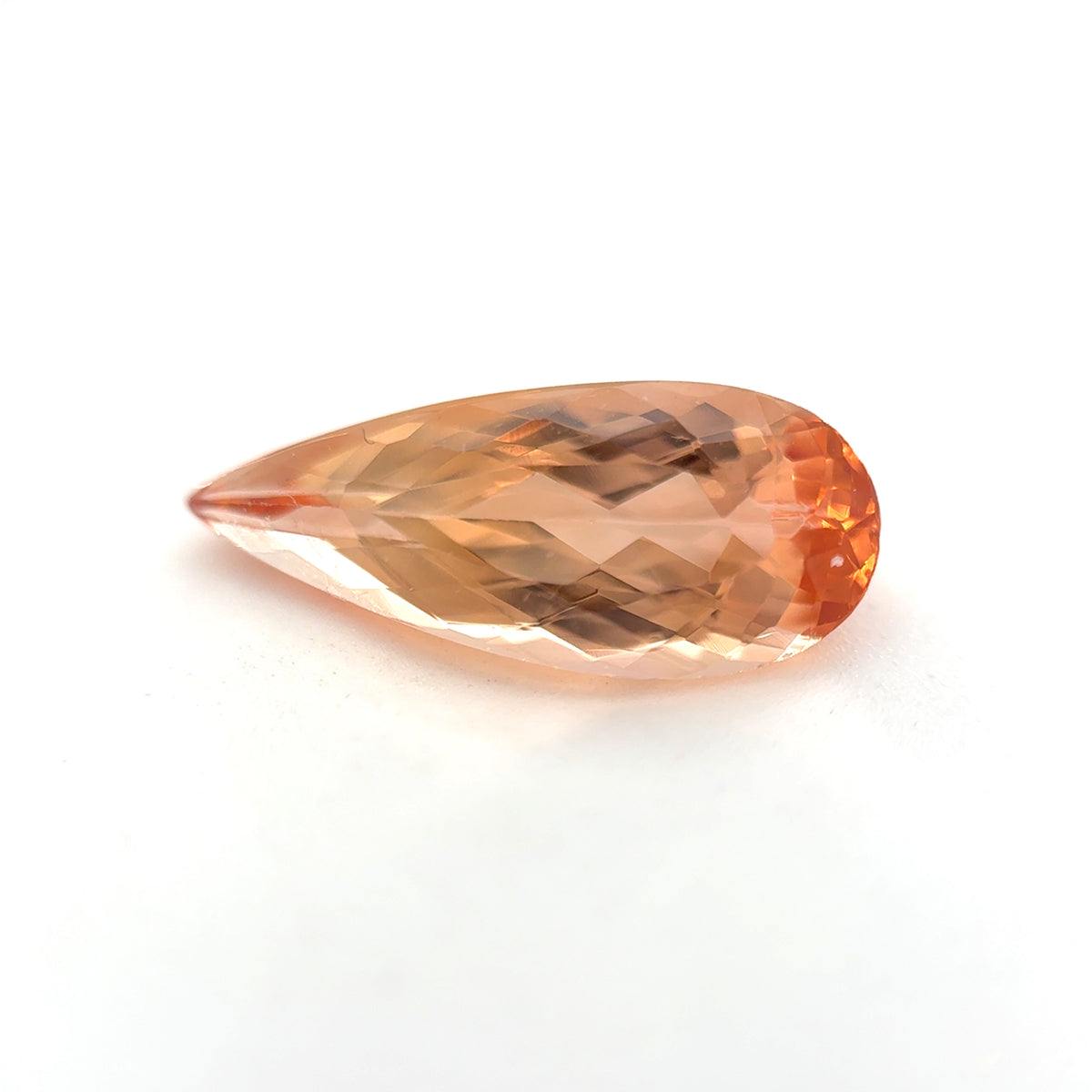 Imperial Topas, Orange, Tropfen, 2,68ct