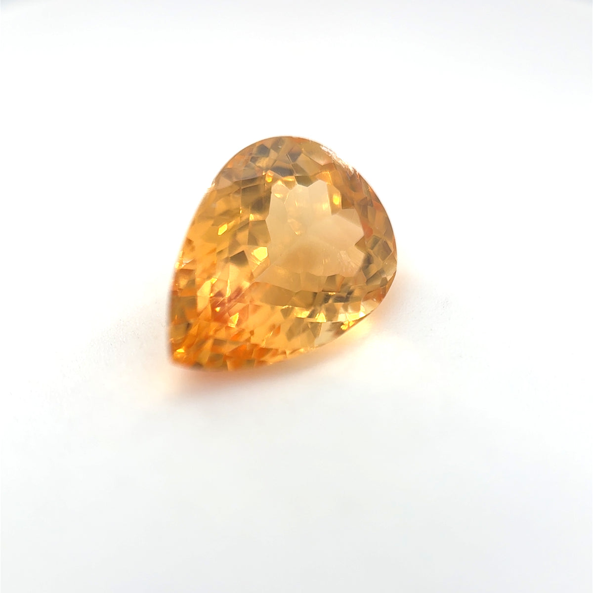 Imperial Topas, Orange, Tropfen, 3,46ct