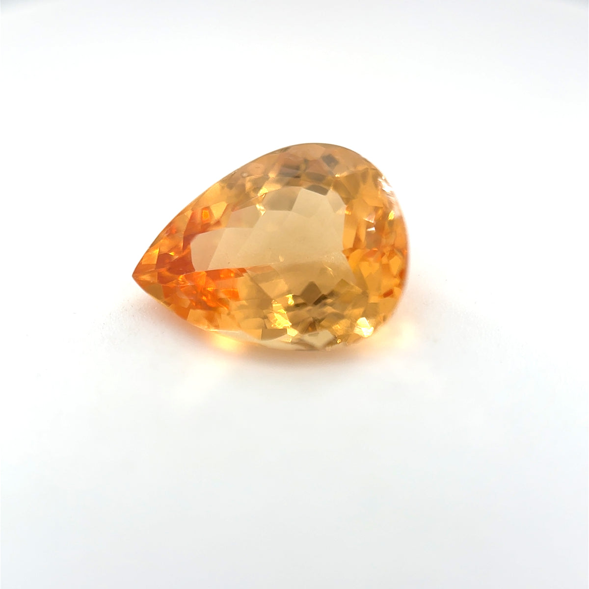 Imperial Topas, Orange, Tropfen, 3,46ct