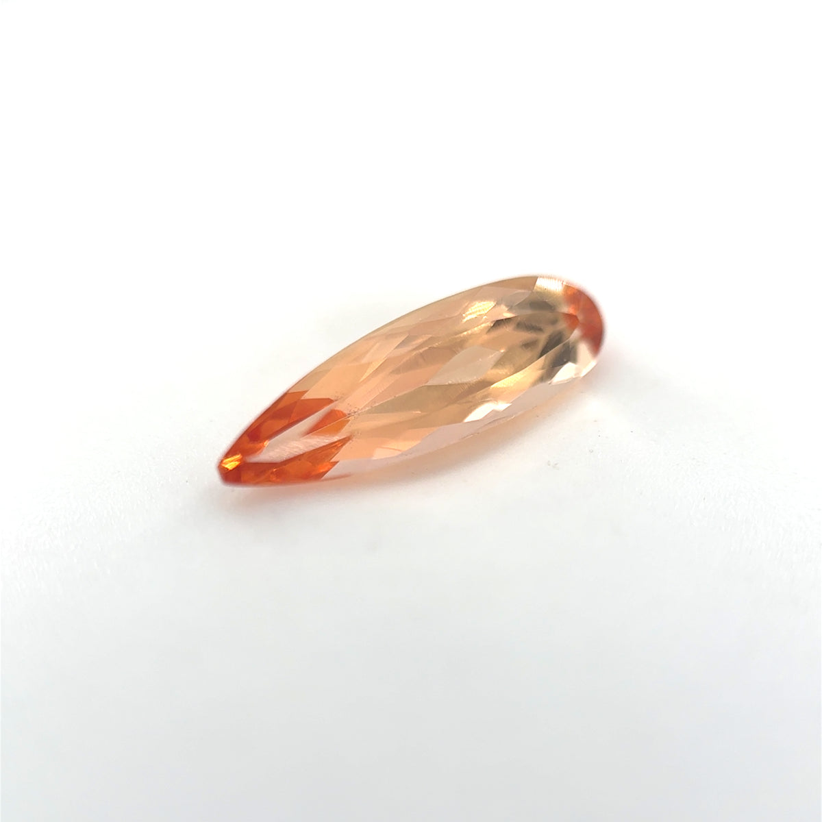 Imperial Topas, Orange, Tropfen, 1,35ct