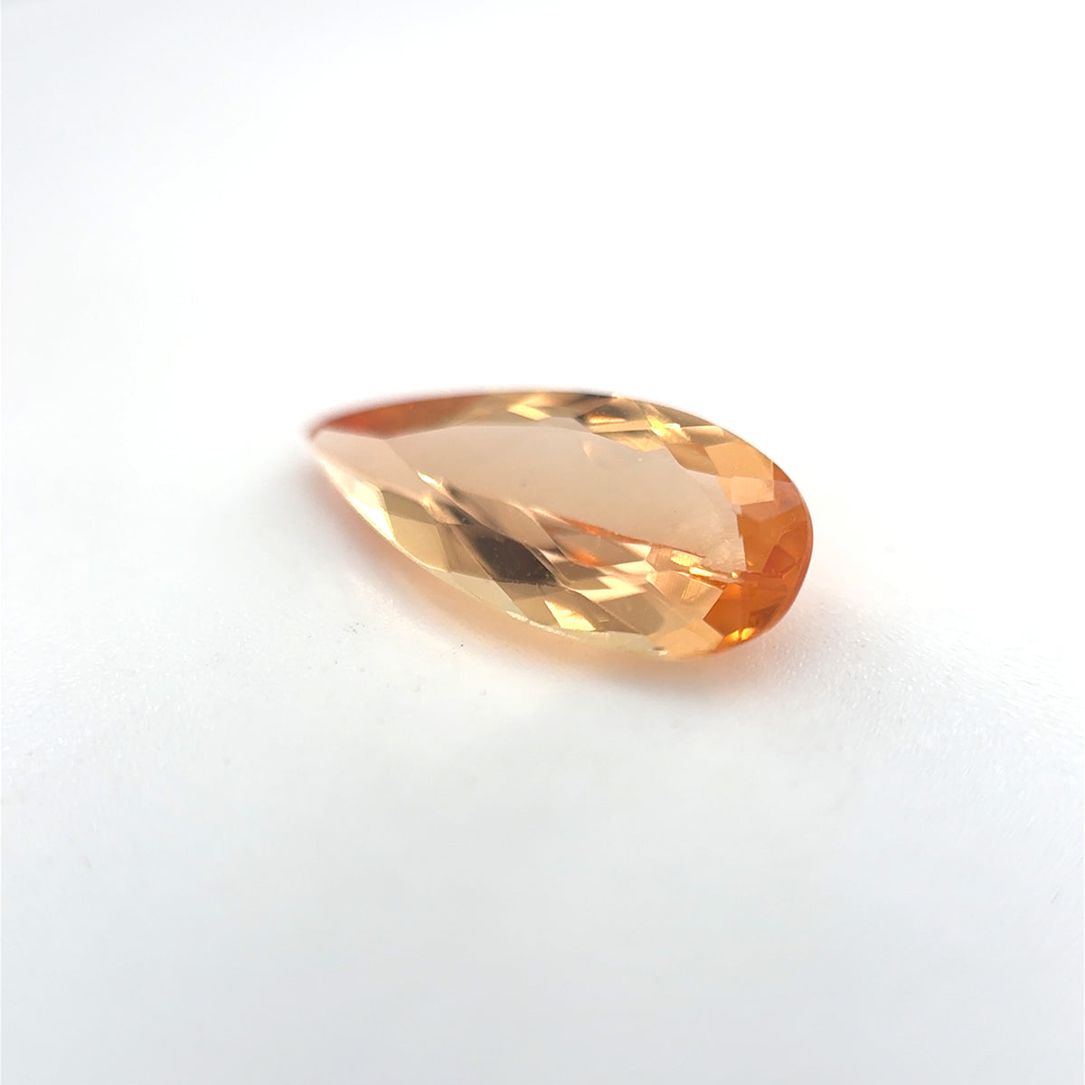 Imperial Topas, Orange, Tropfen, 1,74ct