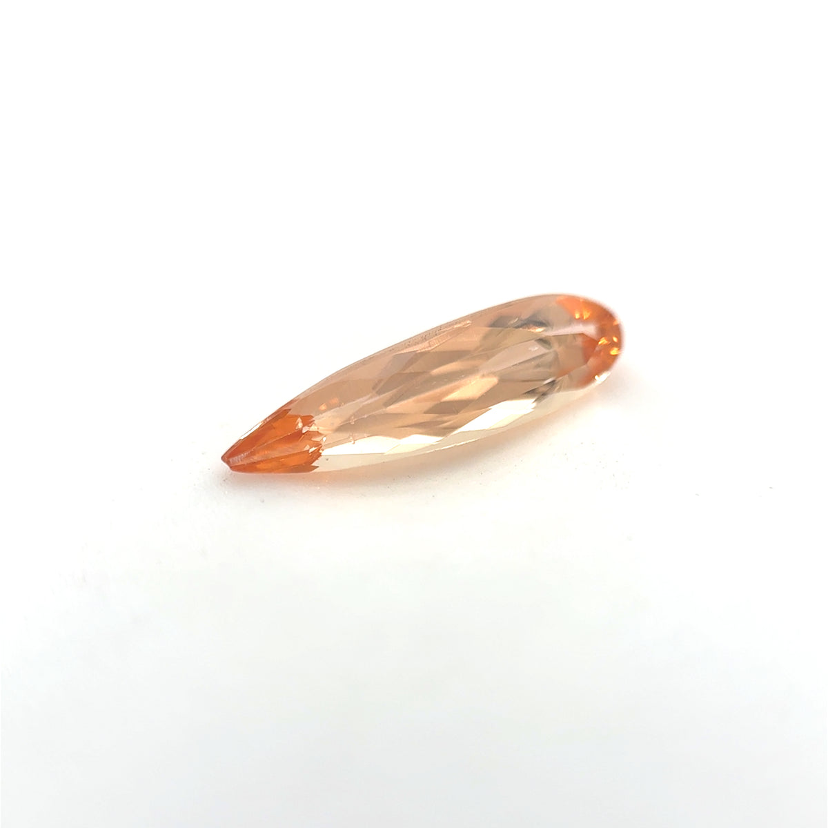 Imperial Topas, Orange, Tropfen, 1,05ct