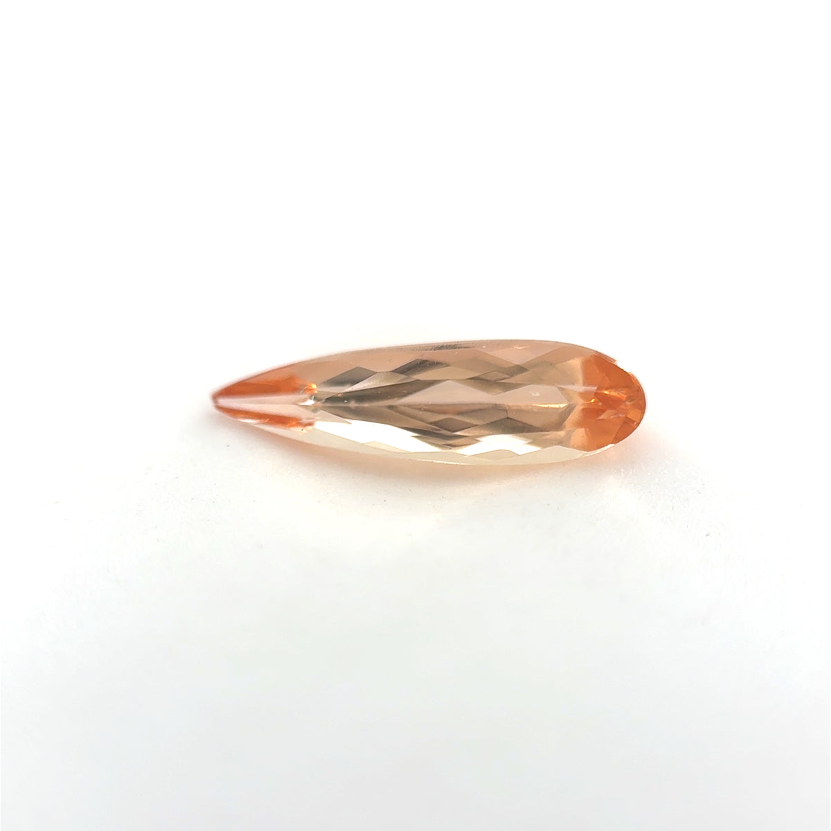 Imperial Topas, Orange, Tropfen, 1,05ct