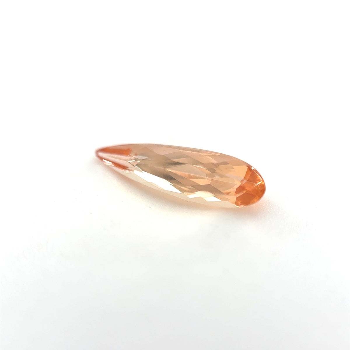 Imperial Topas, Orange, Tropfen, 1,05ct