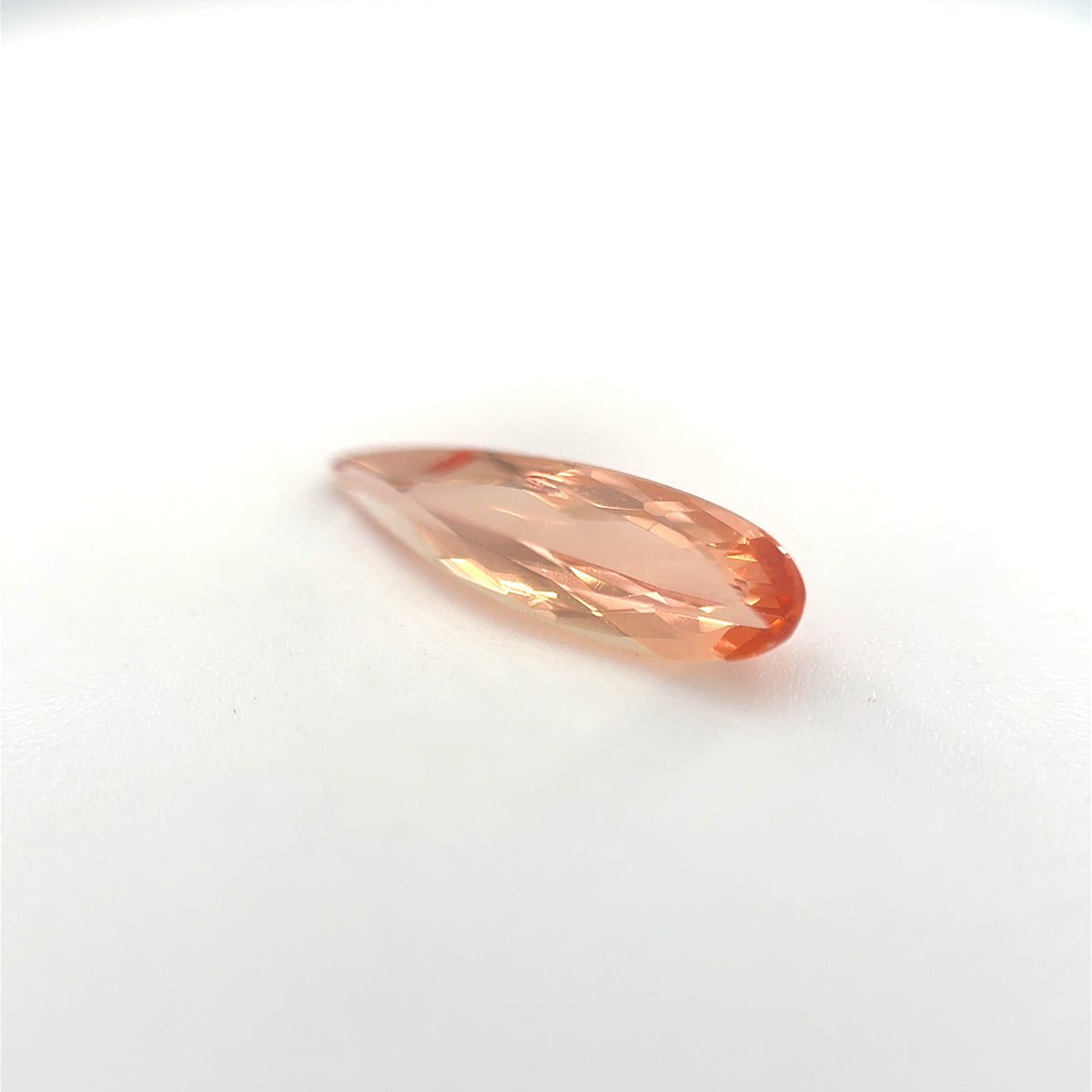 Imperial Topas, Orange, Tropfen, 1,02ct