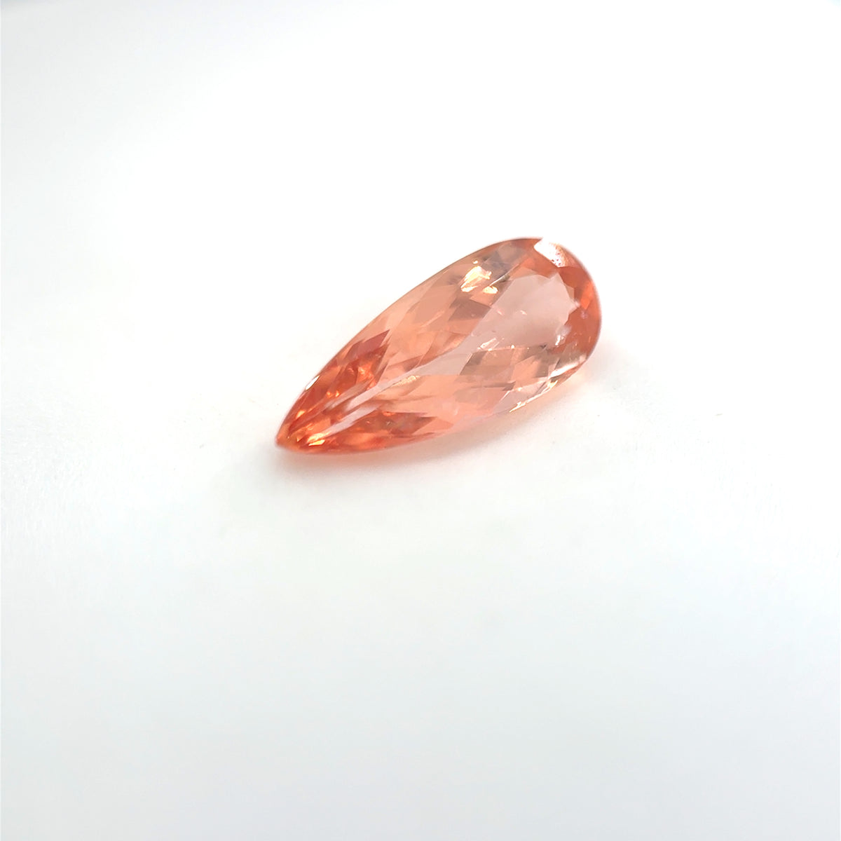 Imperial Topas, Orange, Tropfen, 1,63ct