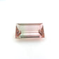 Turmalin, Bicolor, Emerald cut, 3,00ct