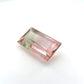 Turmalin, Bicolor, Emerald cut, 3,00ct