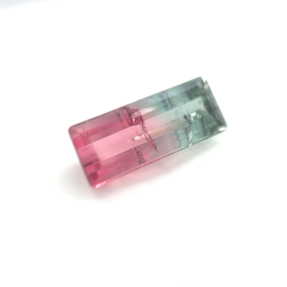 Turmalin, Bicolor, Baguette, 3,60ct