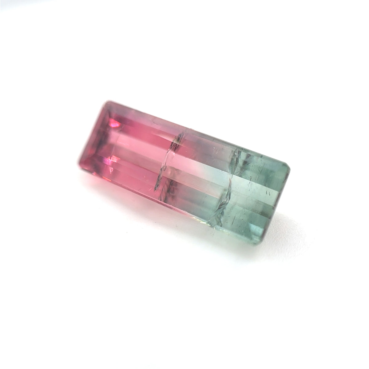 Turmalin, Bicolor, Baguette, 3,60ct