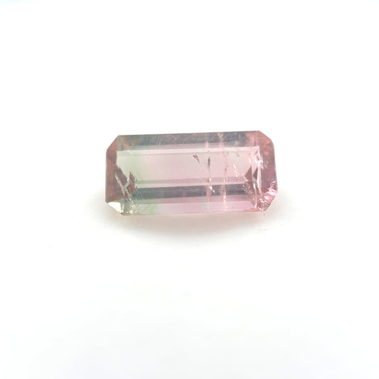 Turmalin, Bicolor, Emerald cut, 2,10ct