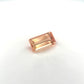 Turmalin, Orange, Emerald cut, 1,00ct