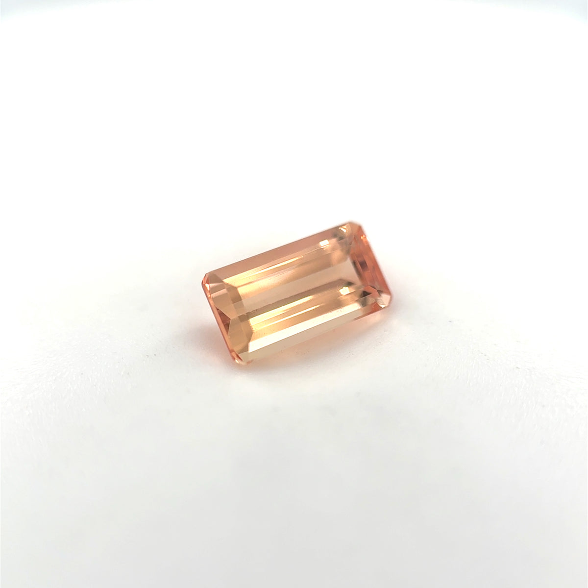 Turmalin, Orange, Emerald cut, 1,00ct