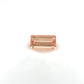 Turmalin, Orange, Emerald cut, 1,00ct