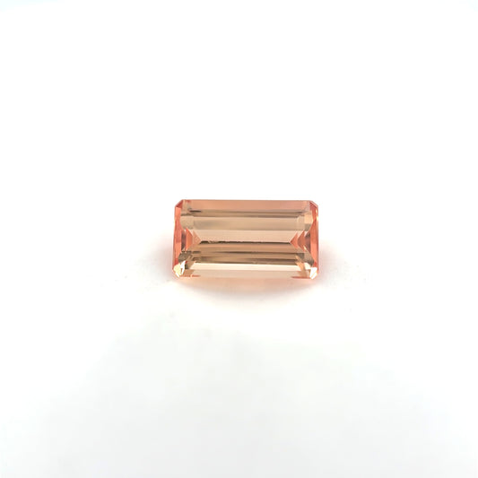 Turmalin, Orange, Emerald cut, 1,00ct