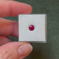 Rubin, Rot, Rund, 0,30 ct., 4,1x2,6 mm