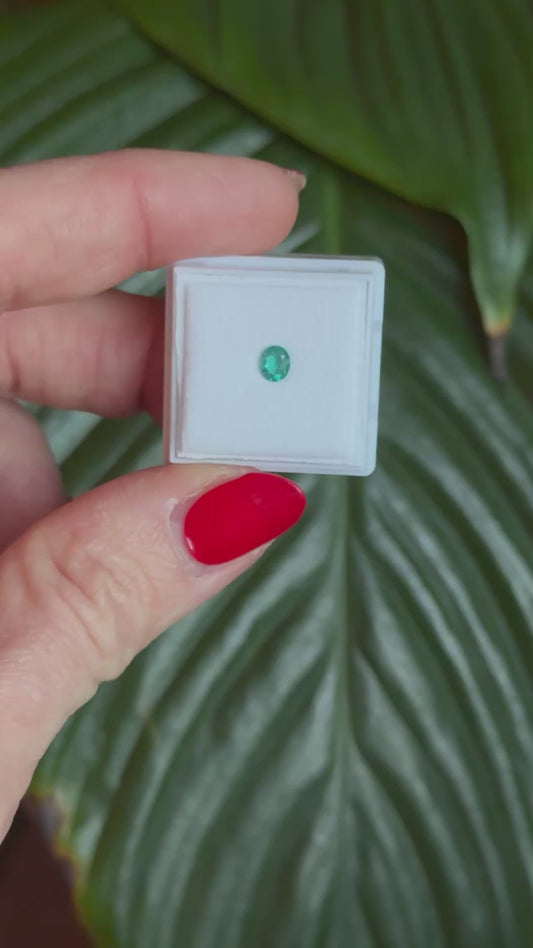 Turmalin, Paraiba, Türkis, Oval, 0,32 ct.