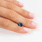 Saphir, Blau, Oval, 0,90 ct.