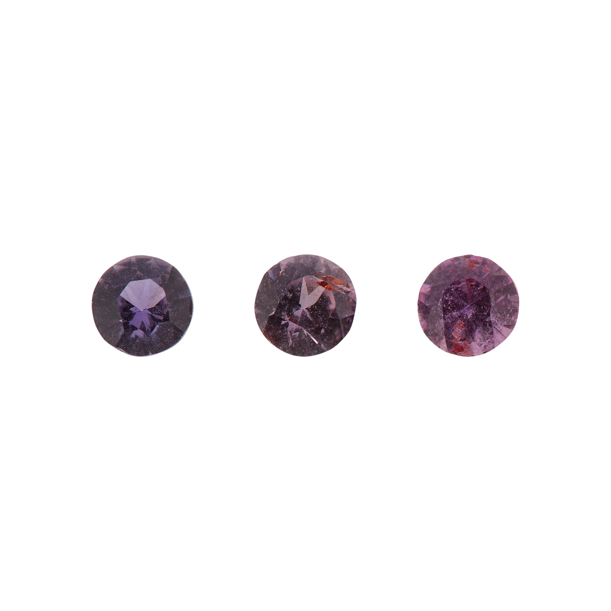 Saphir, Violett, Rund, 0,97 ct.