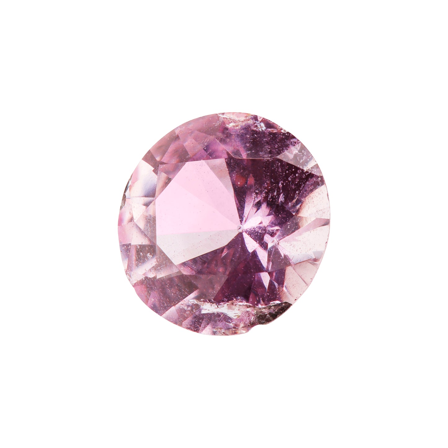 Saphir, Violett, Rund, 0,30 ct.