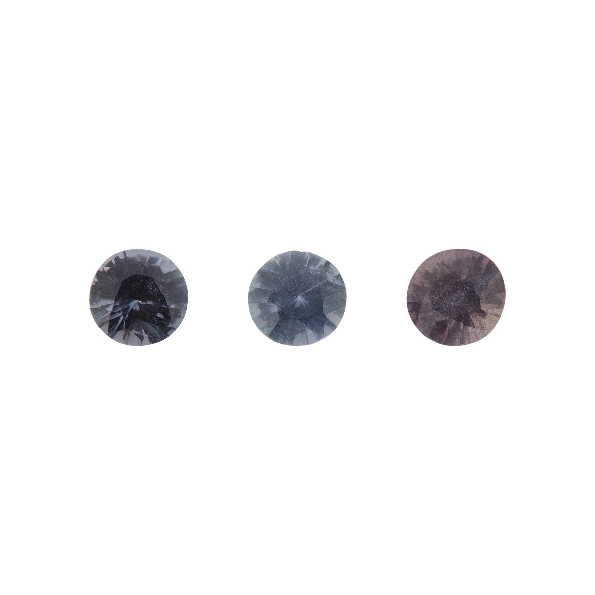 Saphir, Pastell, Rund, 0,57 ct.
