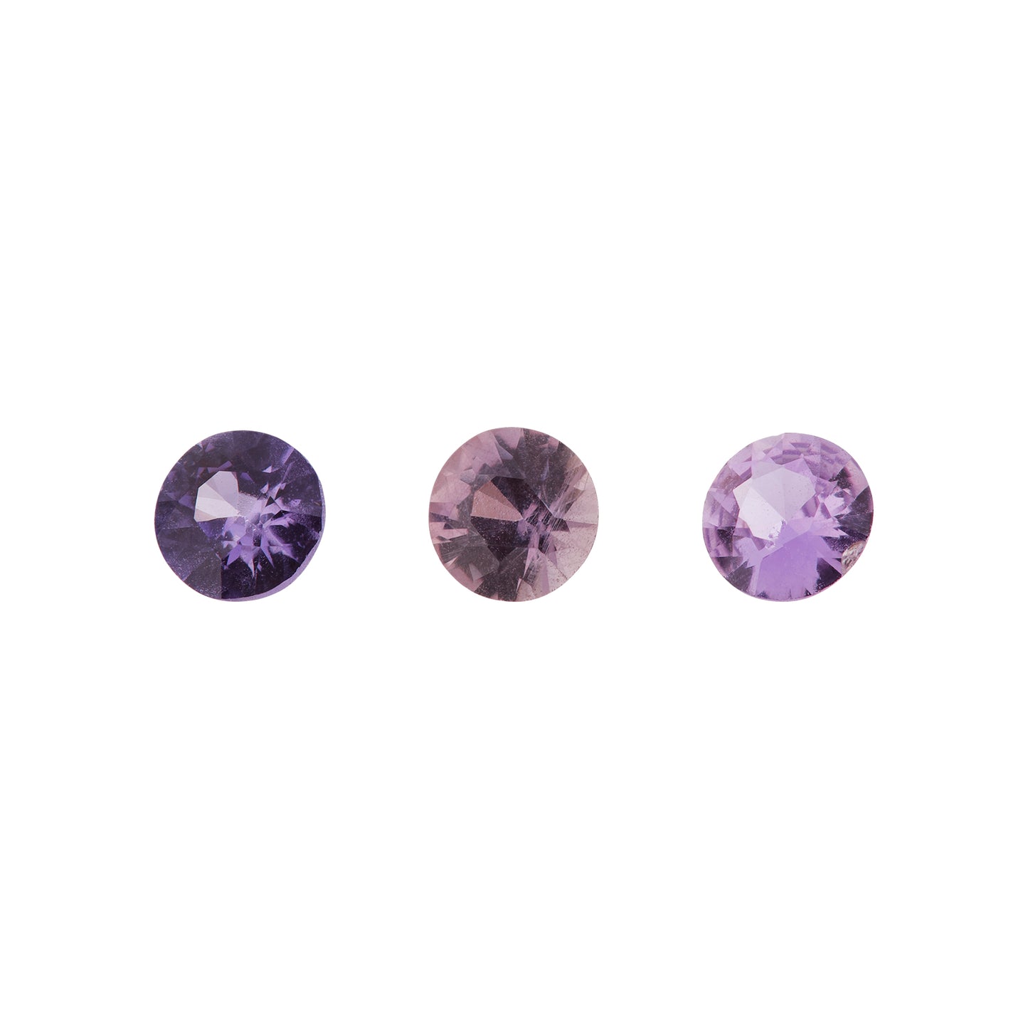 Saphir, Pink, Rund, 0,60 ct.