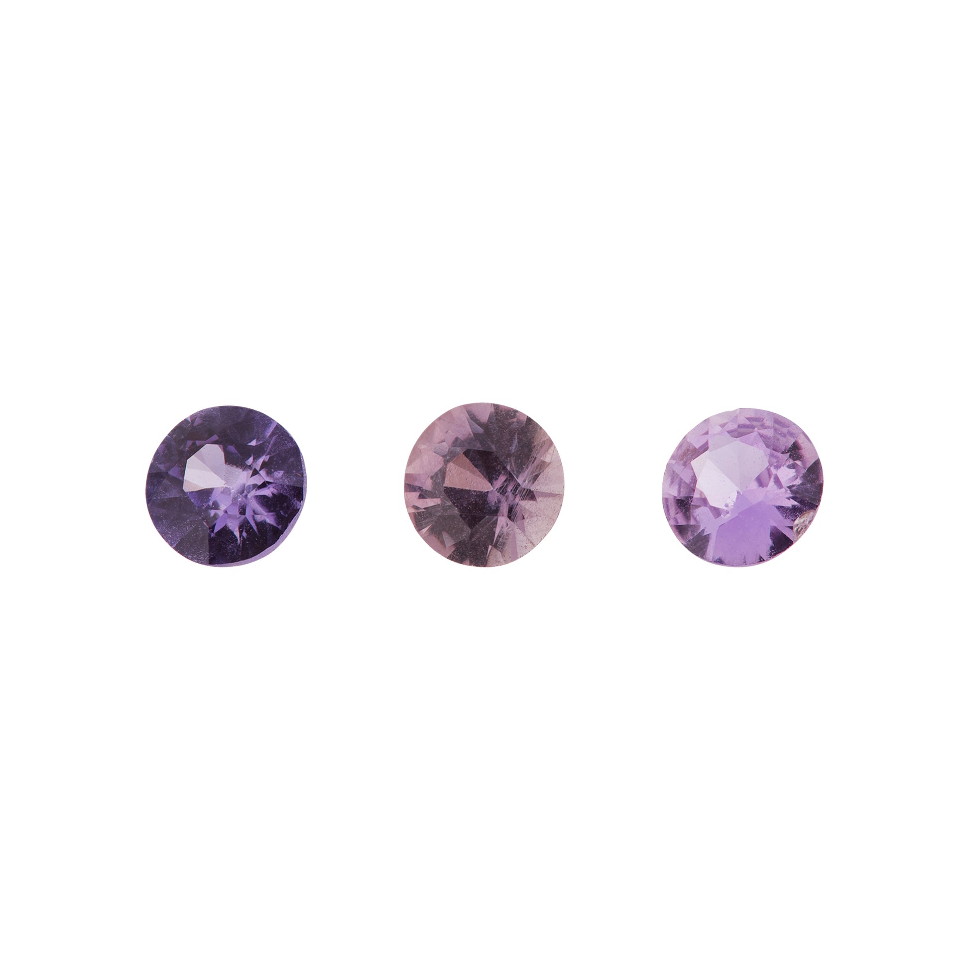 Saphir, Pink, Rund, 0,60 ct.