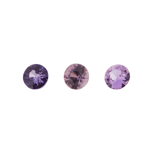 Saphir, Pink, Rund, 0,60 ct.