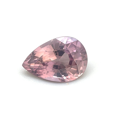 Saphir, Violett, Tropfen, 1,23 ct., 8,0x5,5 mm