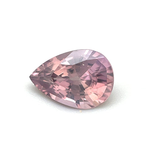 Saphir, Violett, Tropfen, 1,23 ct., 8,0x5,5 mm