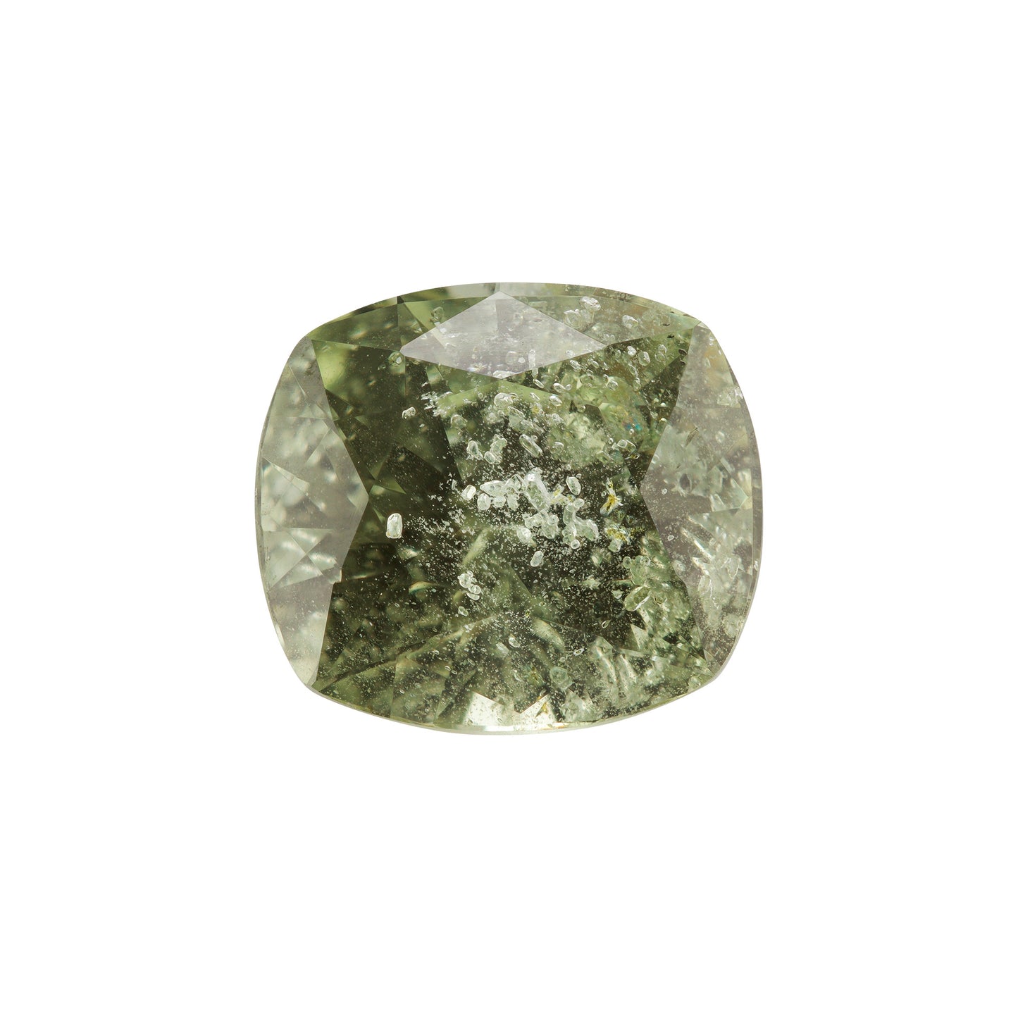 Saphir, Gelb, Kissen, 3,84 ct.