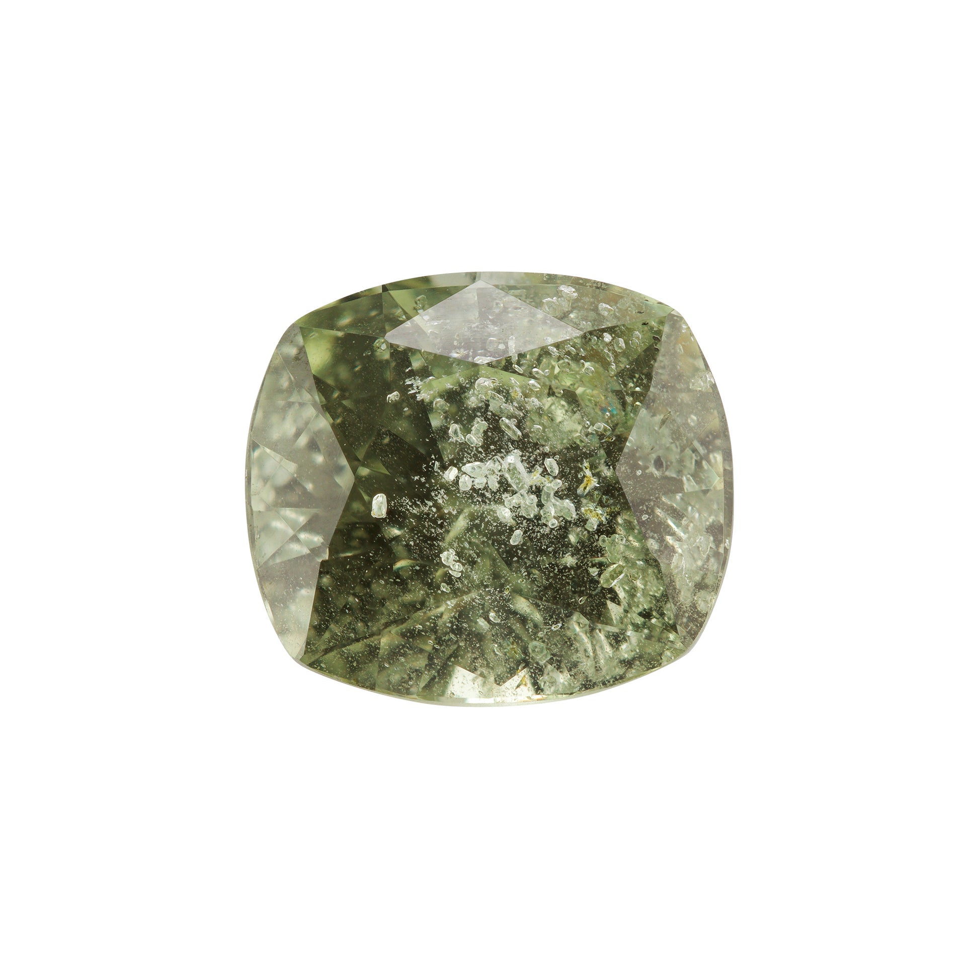 Saphir, Gelb, Kissen, 3,84 ct.