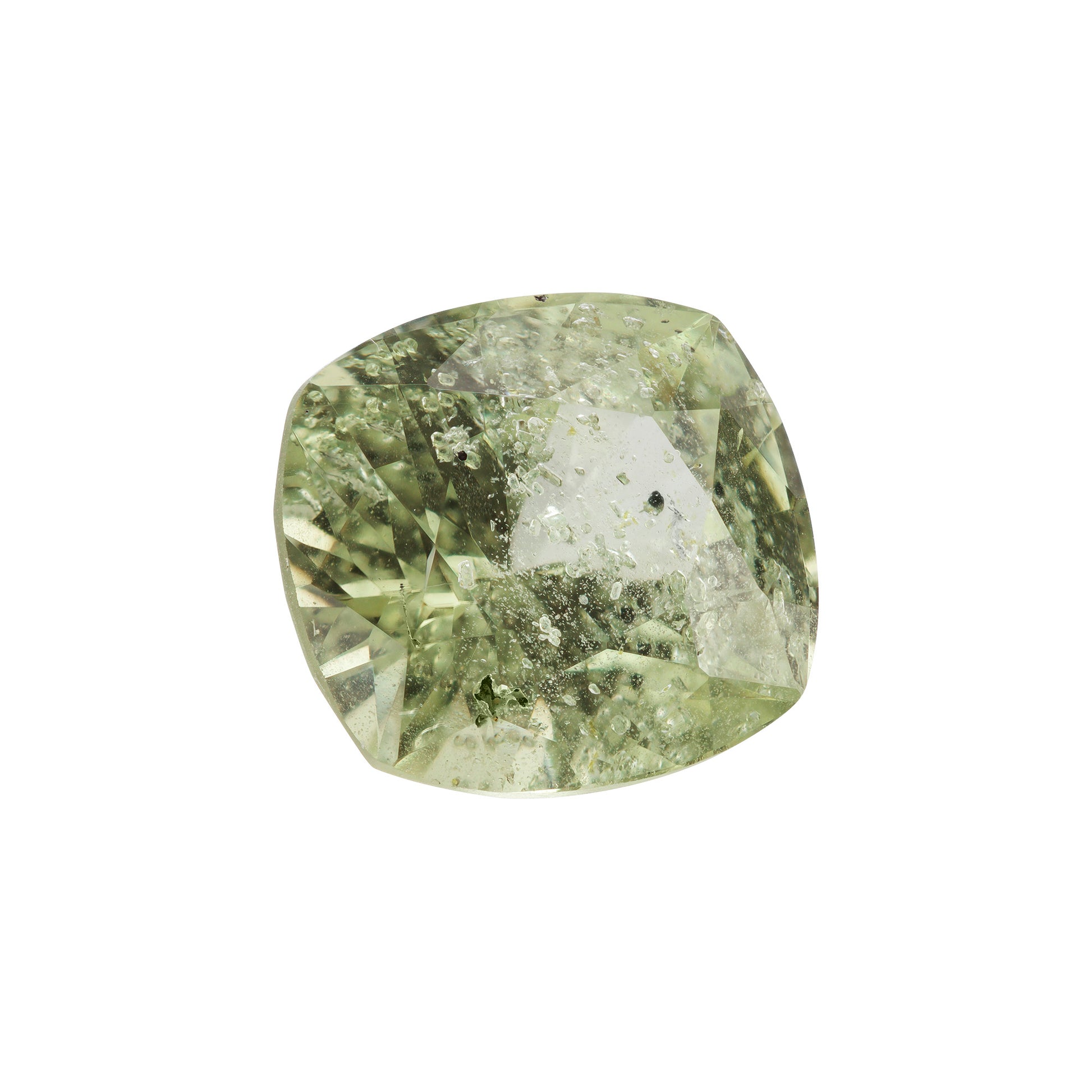 Saphir, Gelb, Kissen, 3,84 ct.