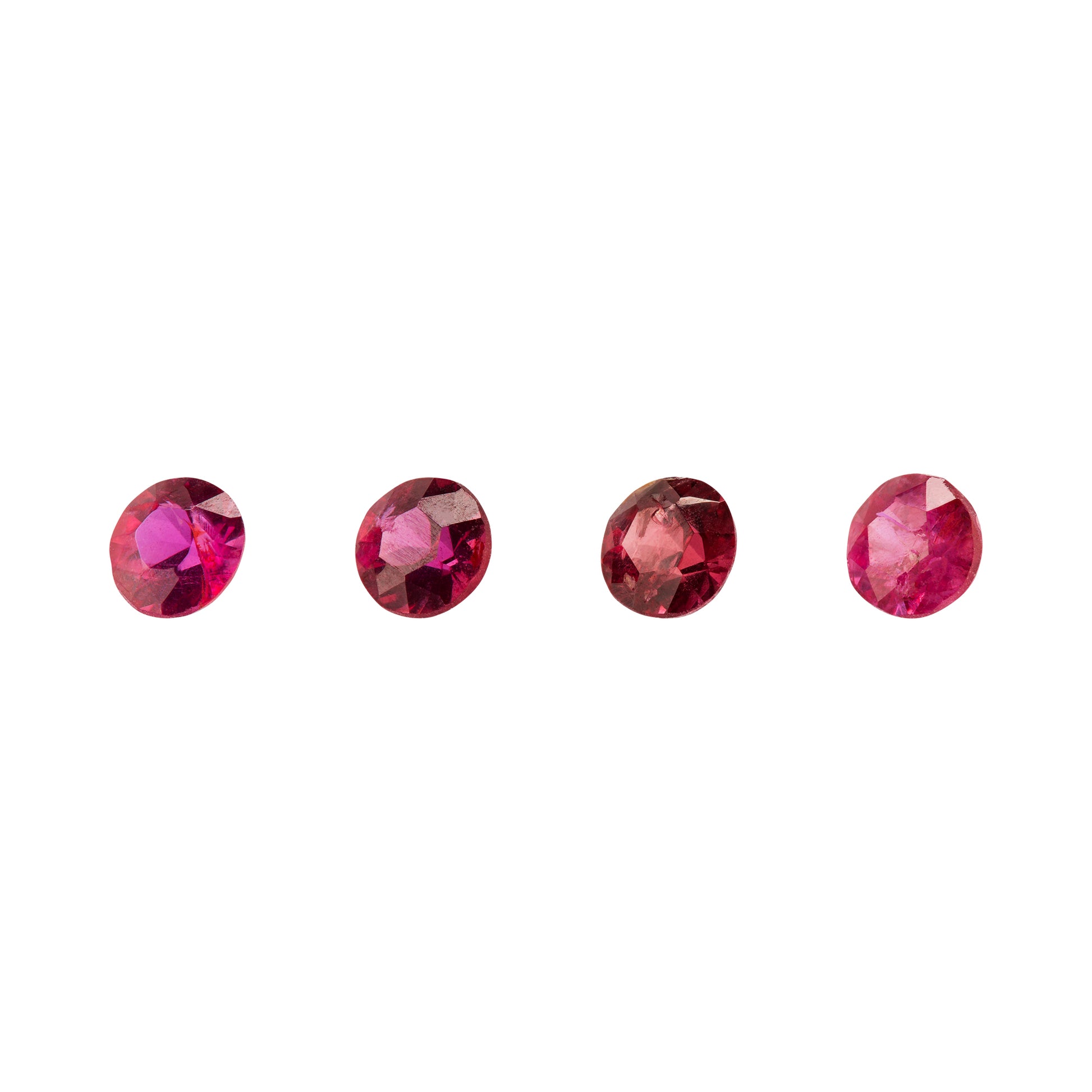 Rubin, Pink, Rund, 0,11 ct.