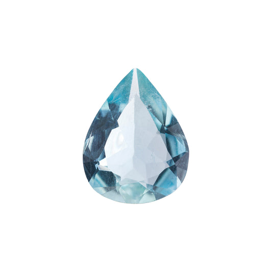 Aquamarin, Blau, Tropfen, 1,62 ct.