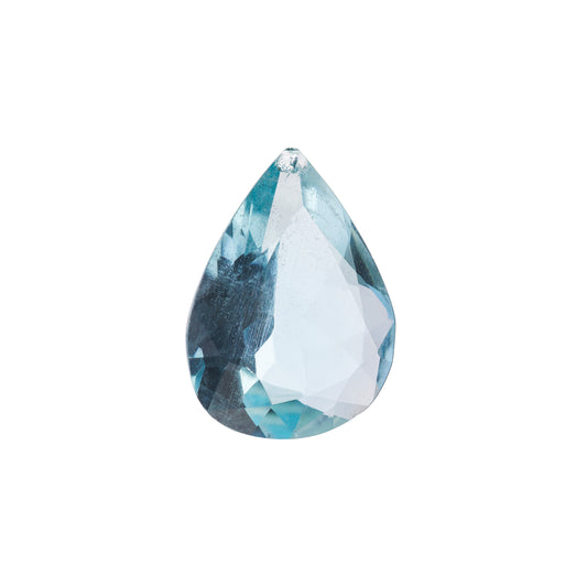 Aquamarin, Blau, Tropfen, 1,62 ct.