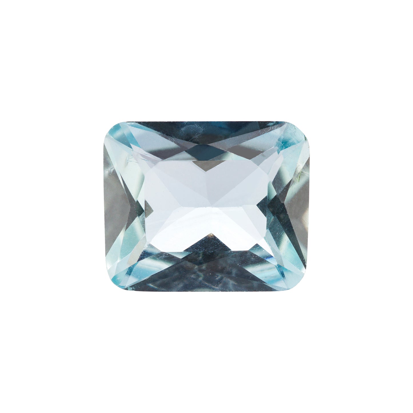 Aquamarin, Blau, Kissen, 1,26 ct.